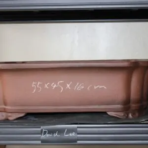 Unglazed Rectangle Bonsai Pot 55.5cm F22