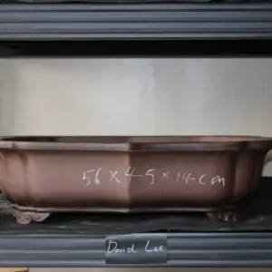 Unglazed Rectangle Bonsai Pot 55cm F9