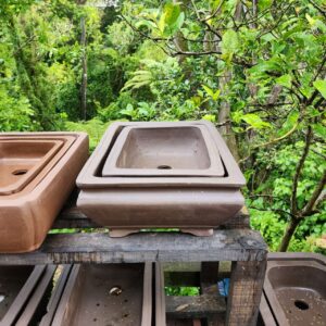 Quality Rectangle Bonsai Pot , 2 sizes-A15