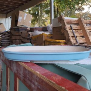 Large Glazed Oval Bonsai Pot 53cm -